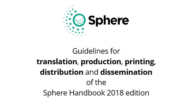Sphere Handbook 2018 – Translation guidelines