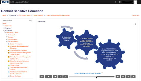 Conflict Sensitive Education – online course