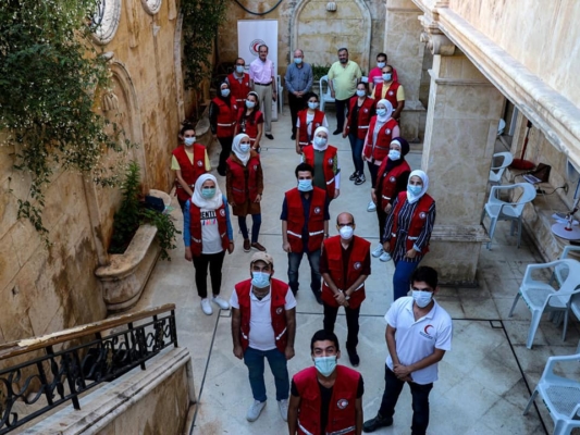 Sphere workshop, Aleppo, Syria, September 2020