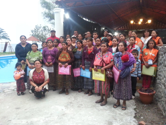 Encuentro de mujeres liderezas miembros de la Coordinadoras, Guatemala, mar 2014