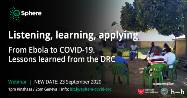Listening, learning, applying. From Ebola to COVID-19: Lessons from DRC