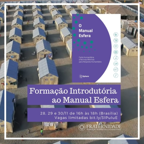 Formação Introdutória ao Manual Esfera (evento online em português)