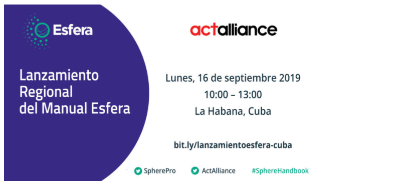 Sphere Handbook Launch – Habana, Cuba
