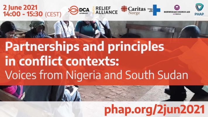Partnerships and principles in conflict contexts: Voices from Nigeria and South Sudan, Online, June 2021
