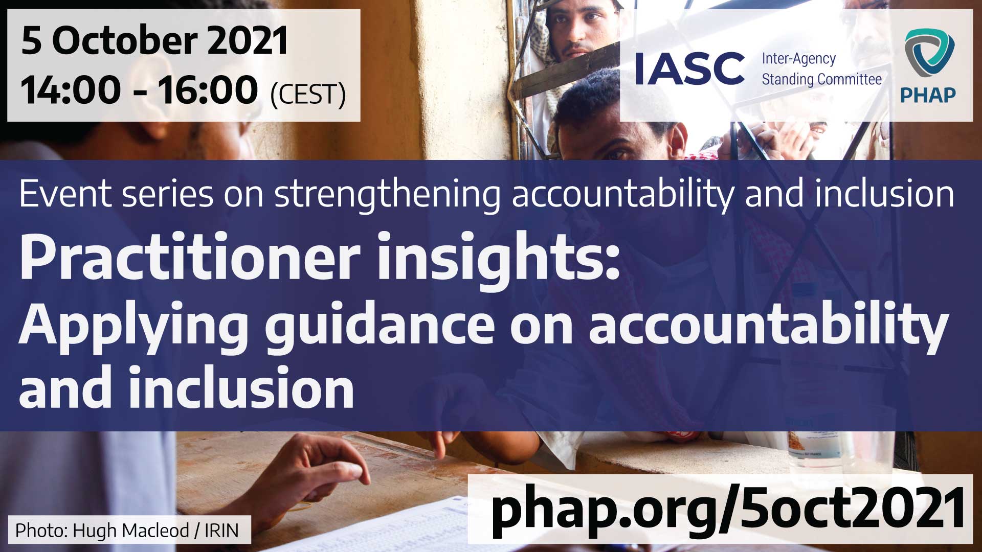 Practitioner insights: Applying guidance on accountability and inclusion, Online, October 2021