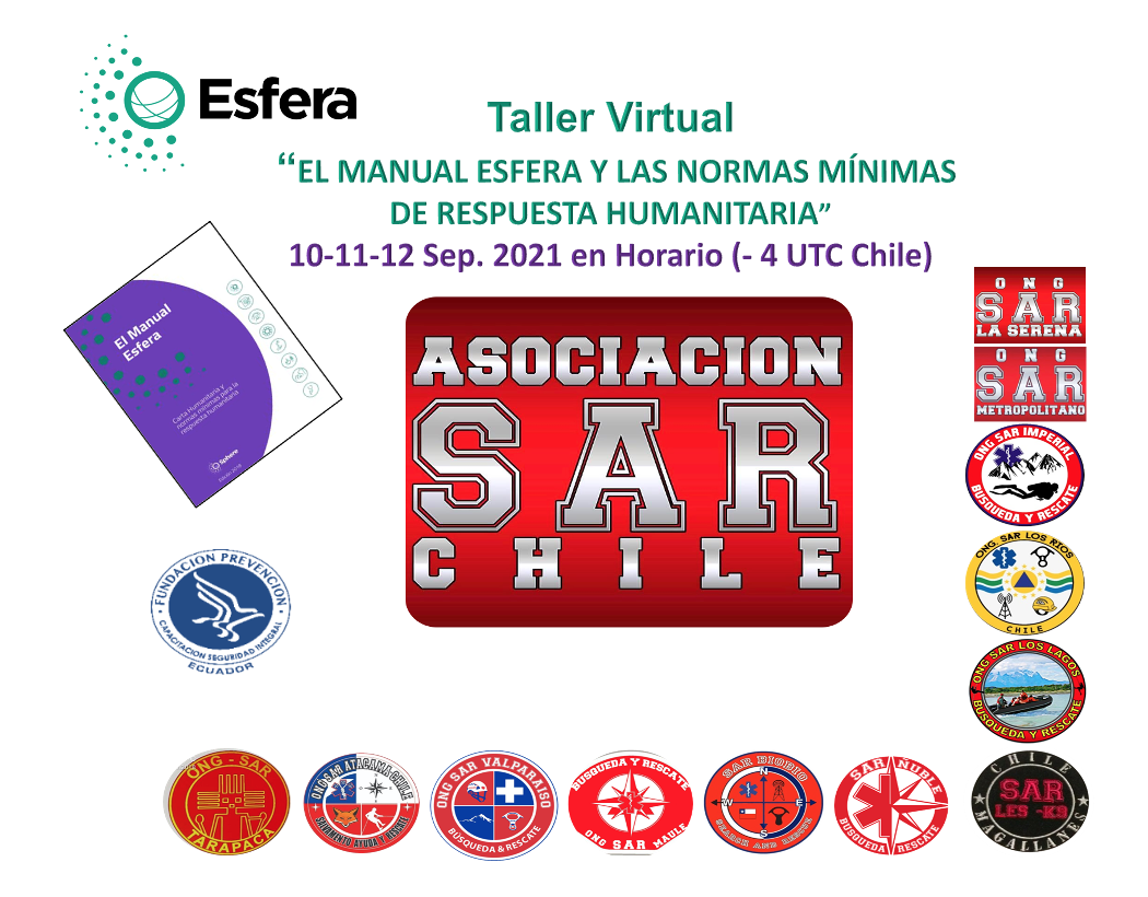 Taller Virtual: El Manual Esfera, Carta Humanitaria y Normas Mínimas, online, Septiembre 2021