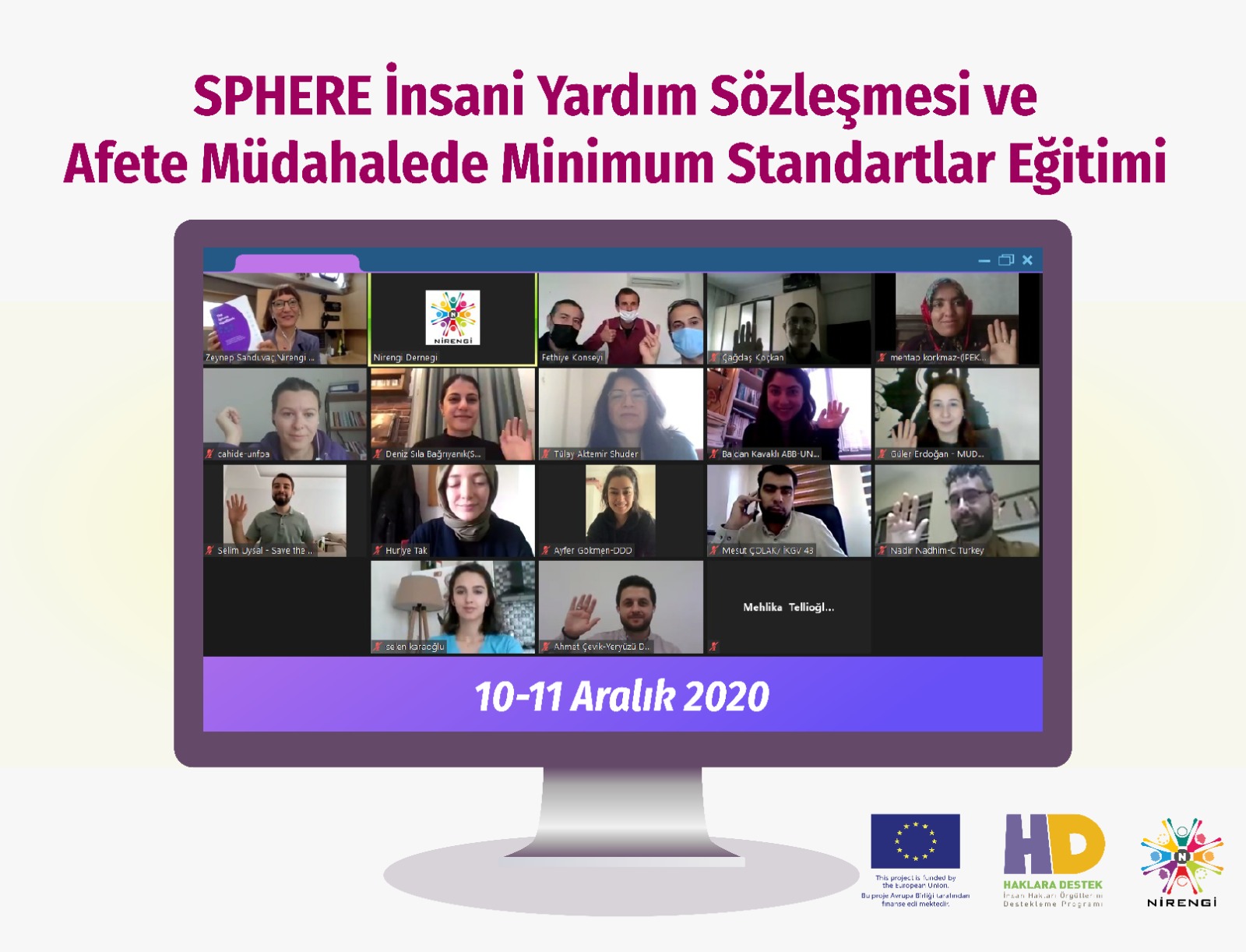 Sphere Training, online, Turkey, 10-11 Dec 2020