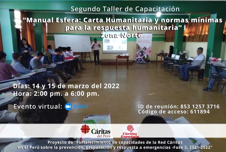 Taller Manual Esfera – Zonal Norte Caritas del Perú, online, 14-15 March 2022