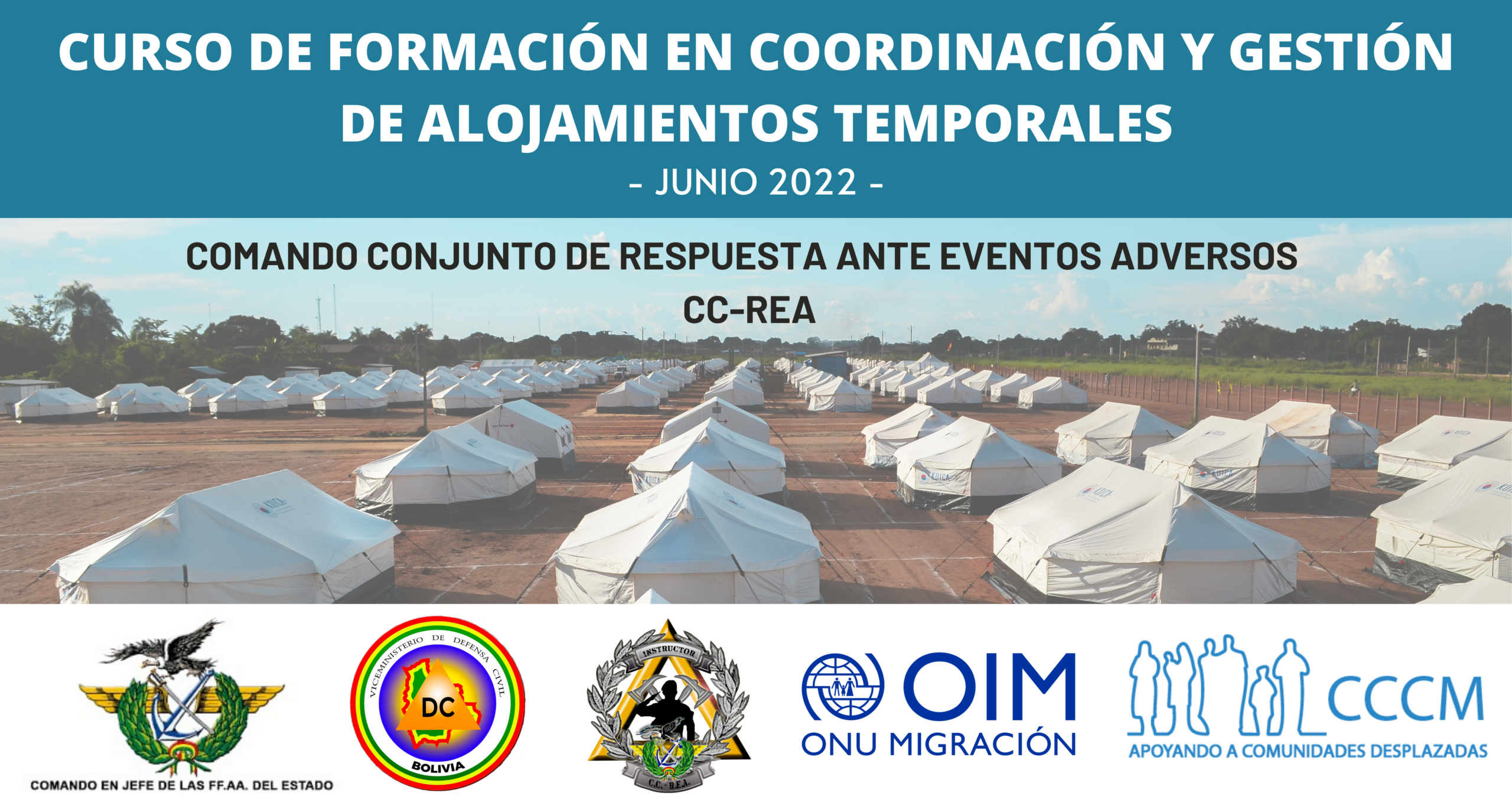 Coordinación y Gestión de Alojamientos Temporales – Normas Mínimas de Gestión de Campamentos, 17-18 June 2022, Bolivia