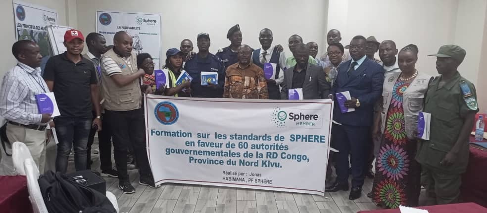 Sphere orientation training, Goma, DRC, 12-13 July 2022