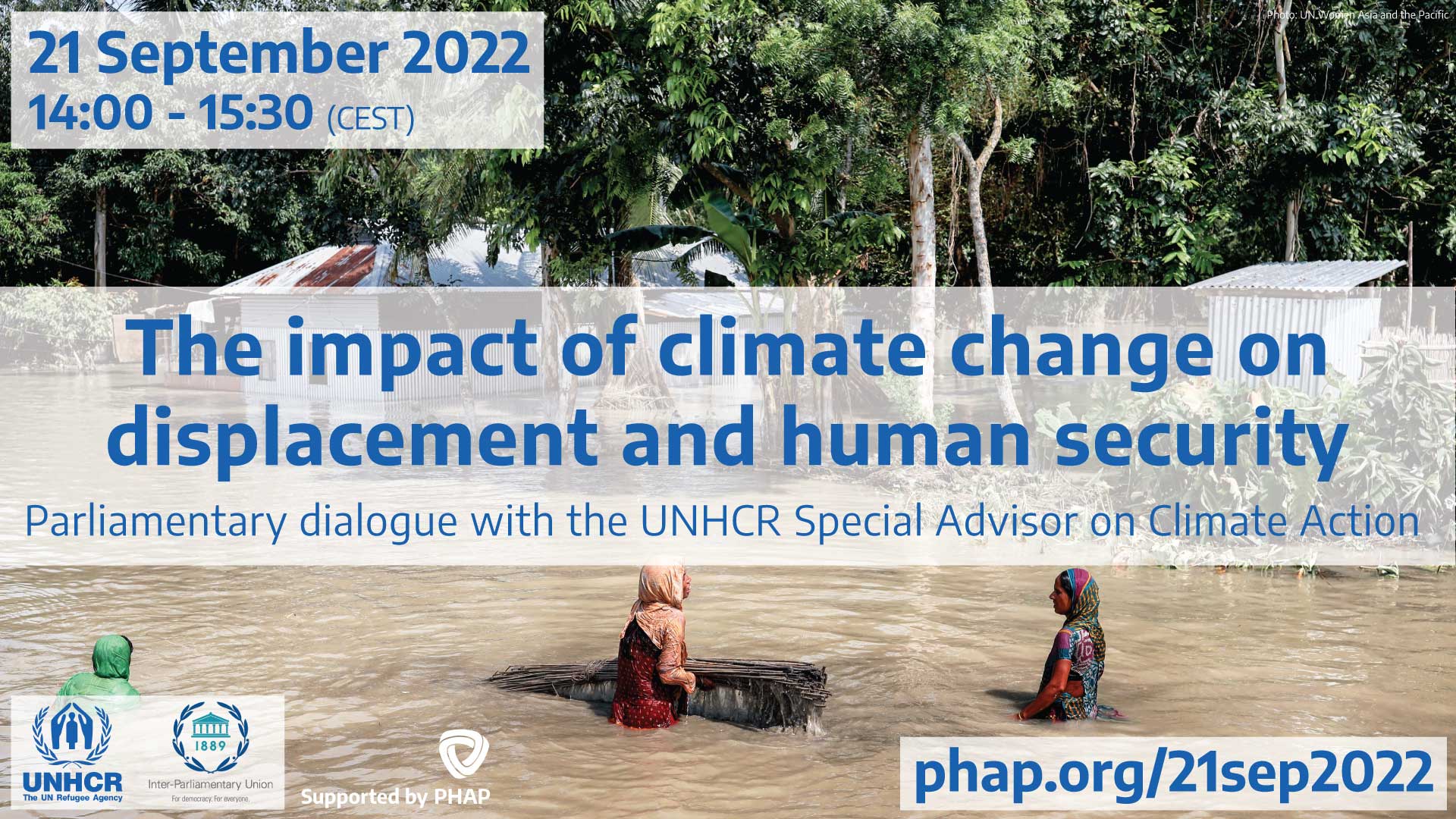The impact of climate change on displacement and human security, Online, 21 Sept 2022