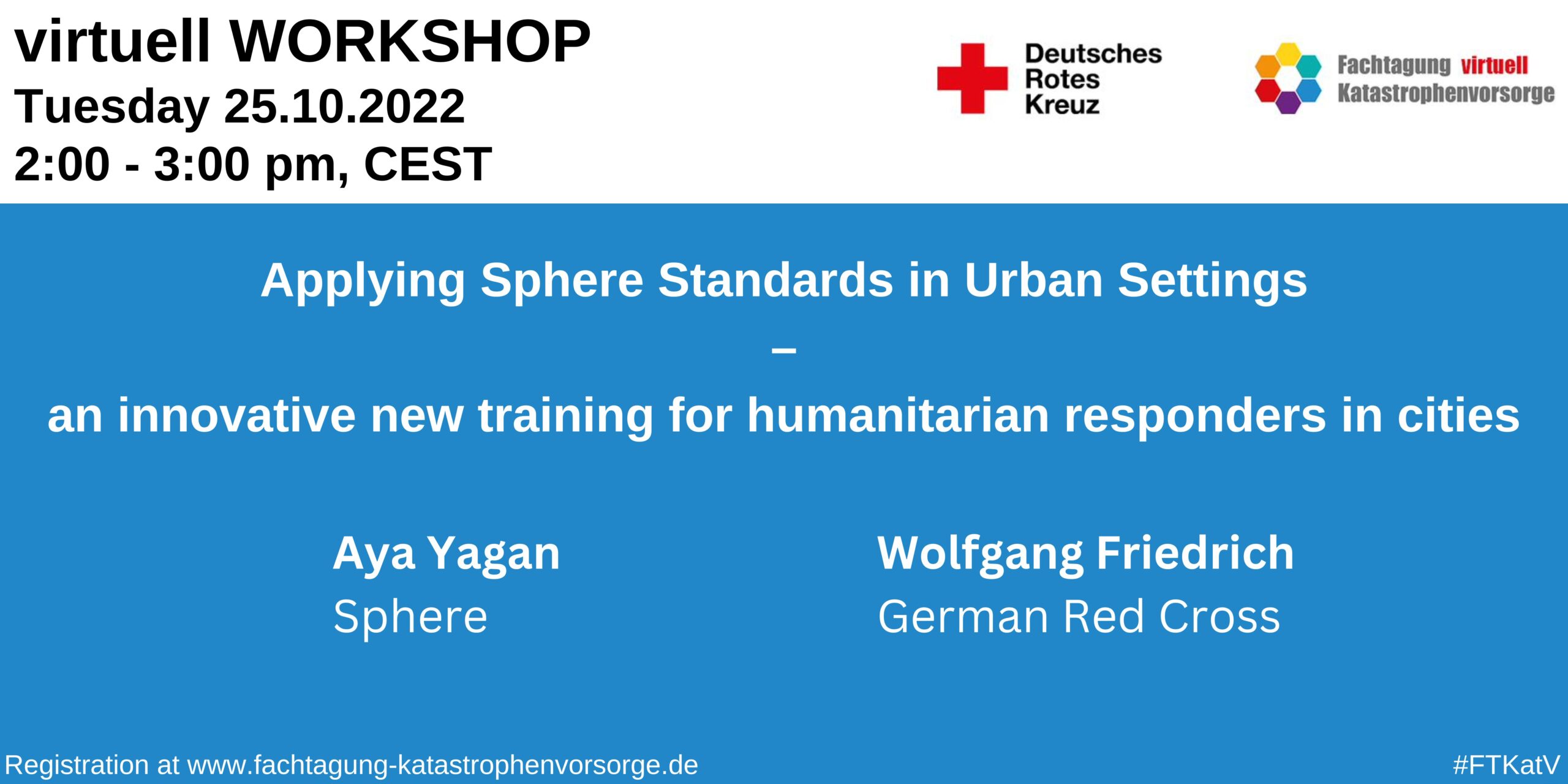 Applying Sphere Standards in Urban Settings Webinar, 25 October 2022, Germany