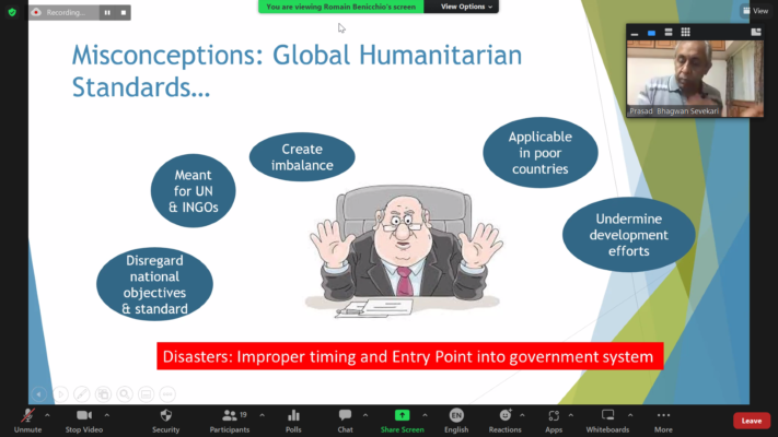 Engaging with Disaster Management Authorities: Progress and next steps, Online, 13 December 2022