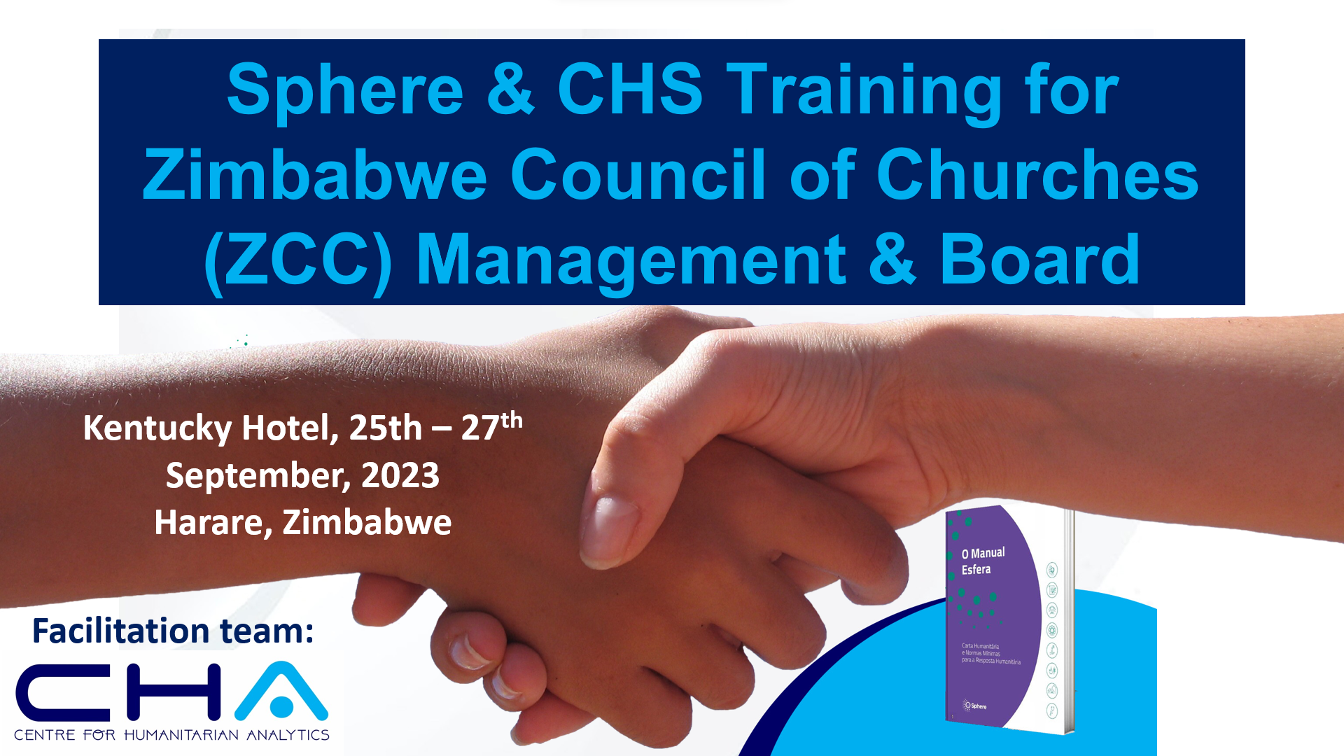 Sphere and CHS Training for Zimbabwe Council of Churches (ZCC) Management and Board, Harare, 25-27 September 2023