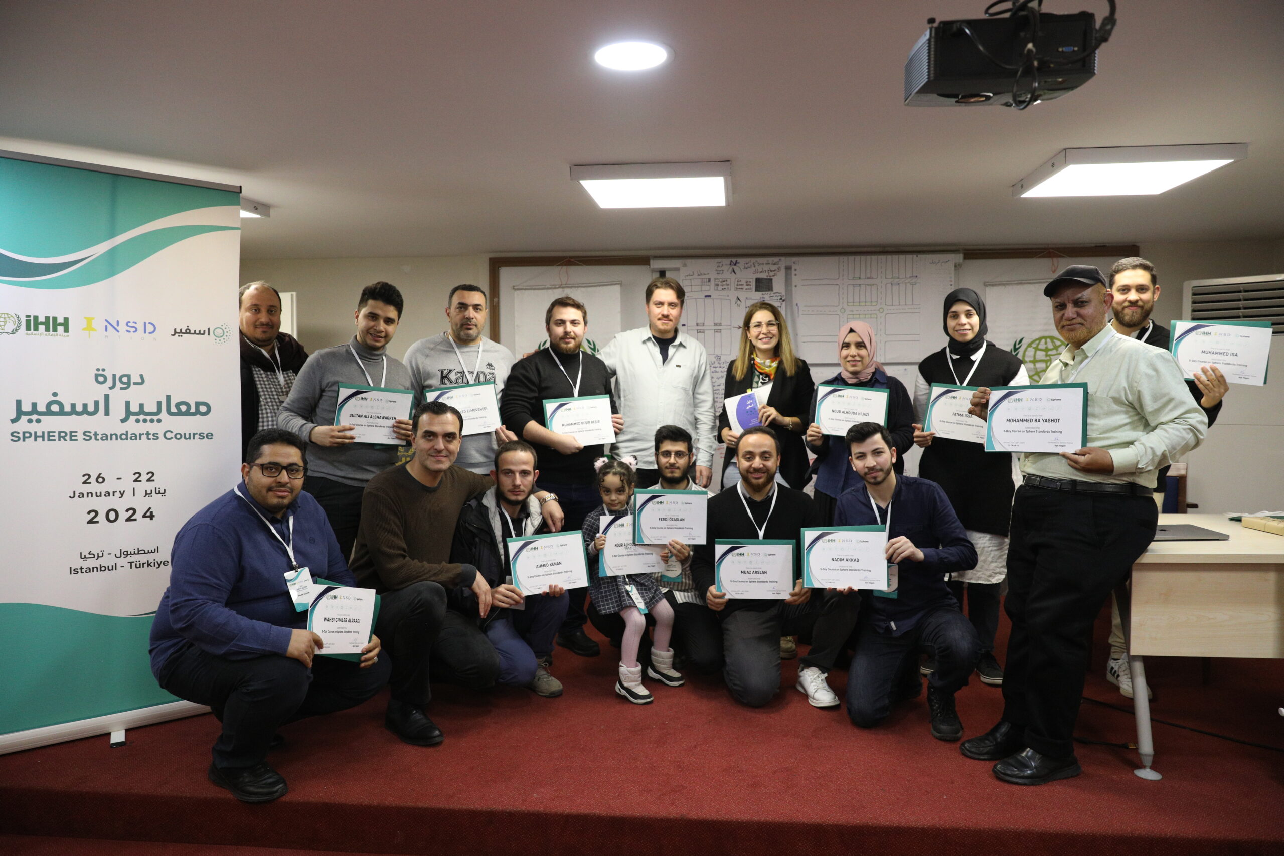 Sphere training programme, Istanbul, Türkiye, 22-26 January 2024