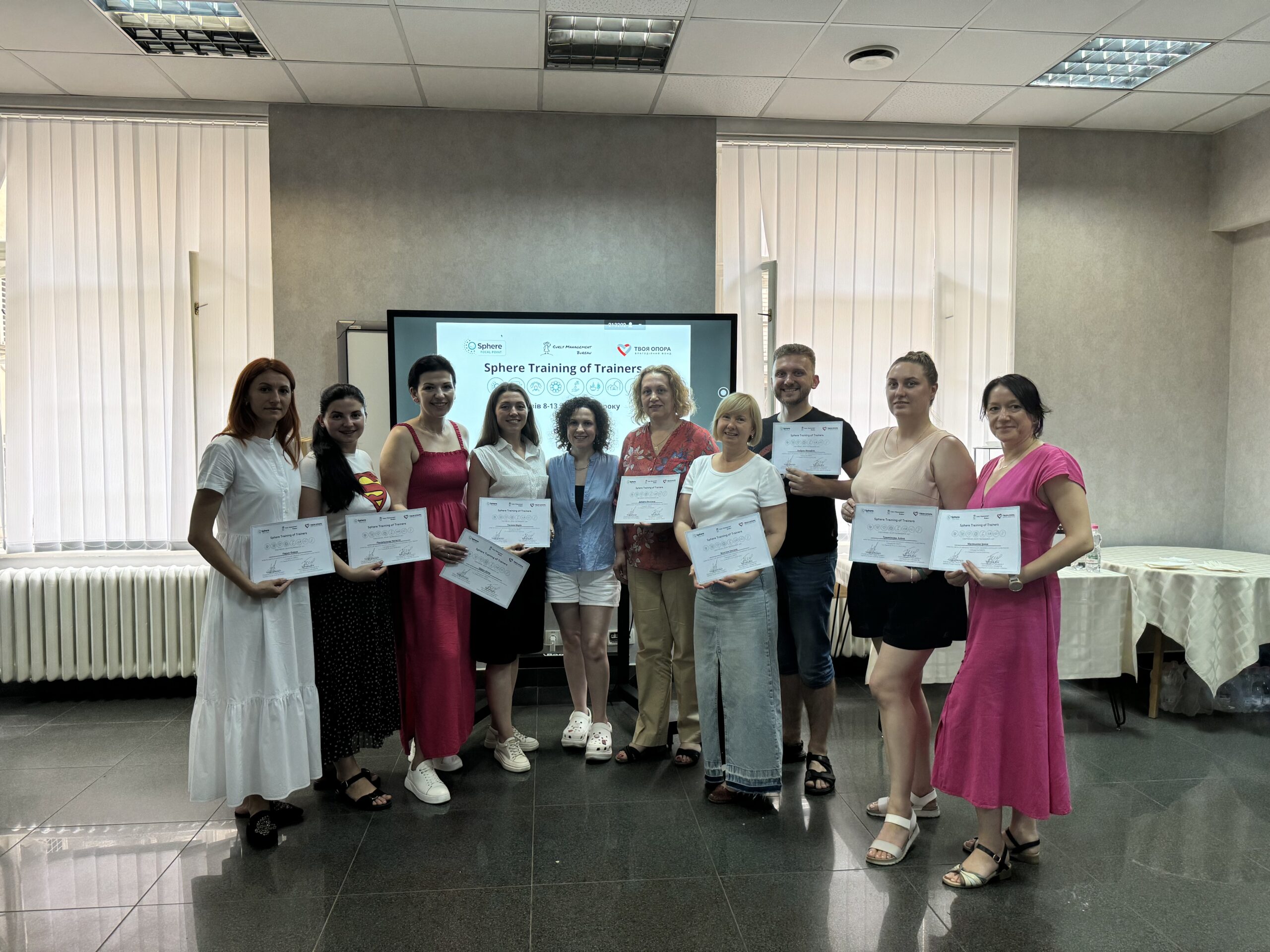 Sphere Training of Trainers, 8-13 July 2024, Ukraine