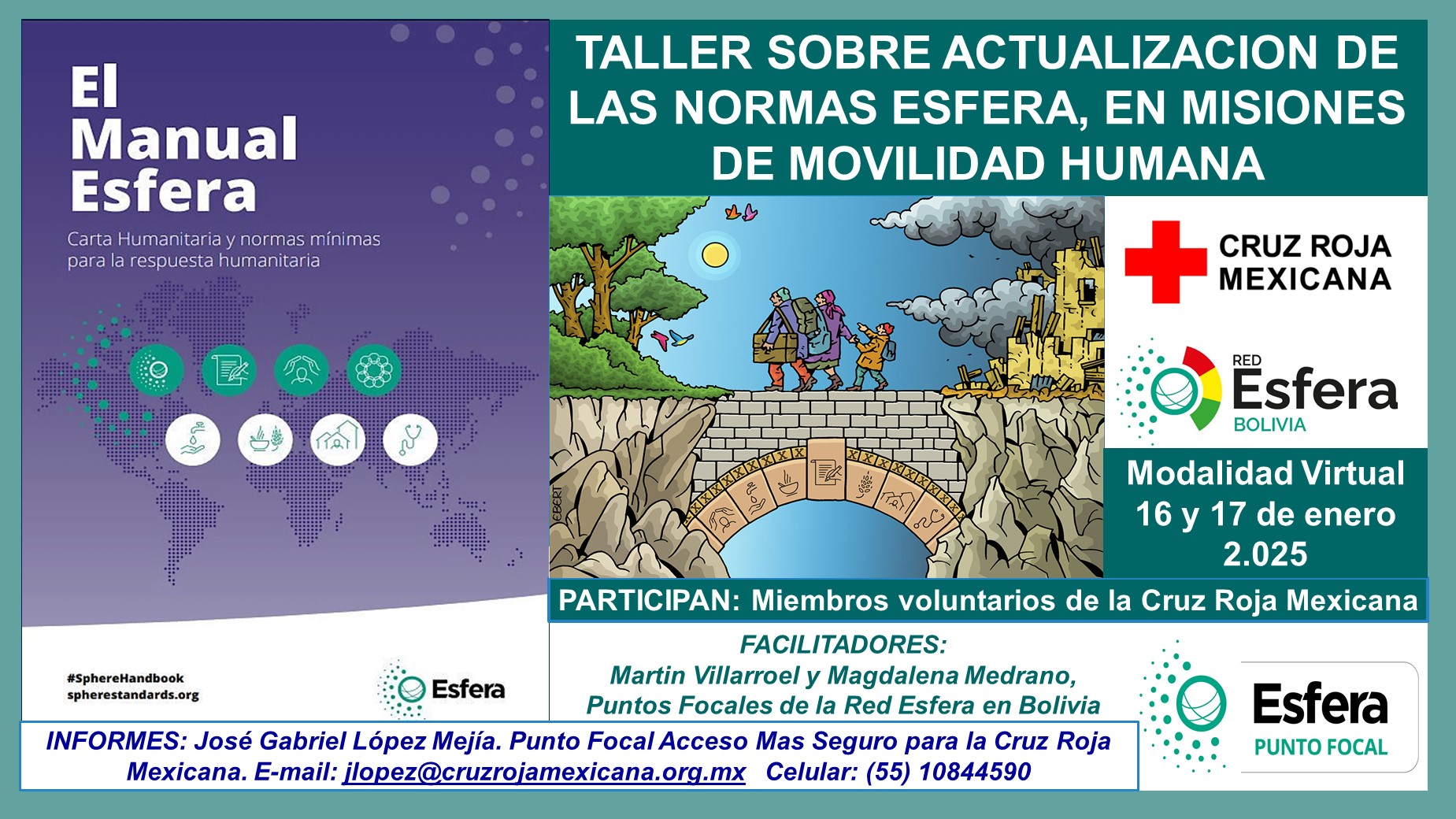 Taller Sobre Actualizacion de Las Normas Esfera, en Misiones de Movilidad Humana, 16-17 January 2025, Mexico