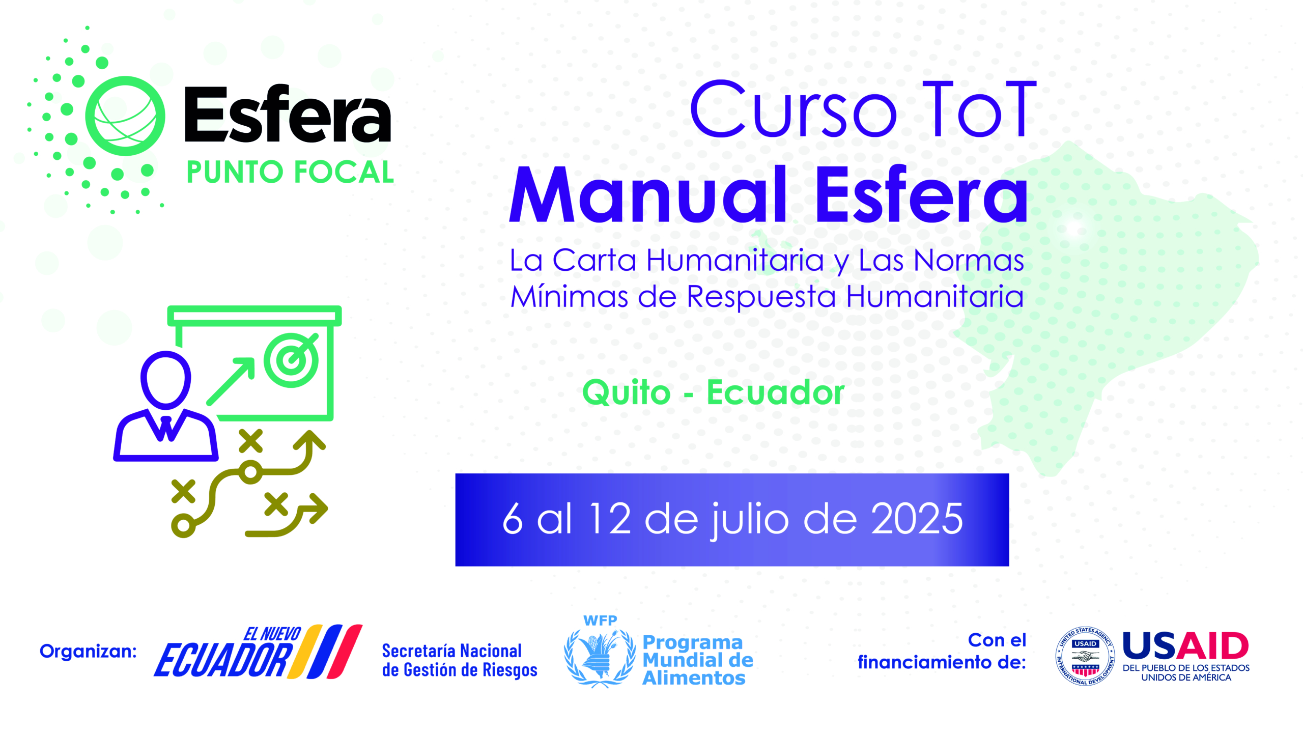 Curso TOT Manual Esfera, Quito, Ecuador, 6-11 July 2025