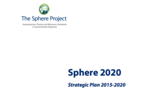 Sphere 2020 – Strategic plan 2015-2020