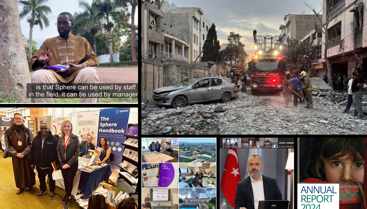 Upholding humanity in crisis: Sphere’s Q2 2025 roundup